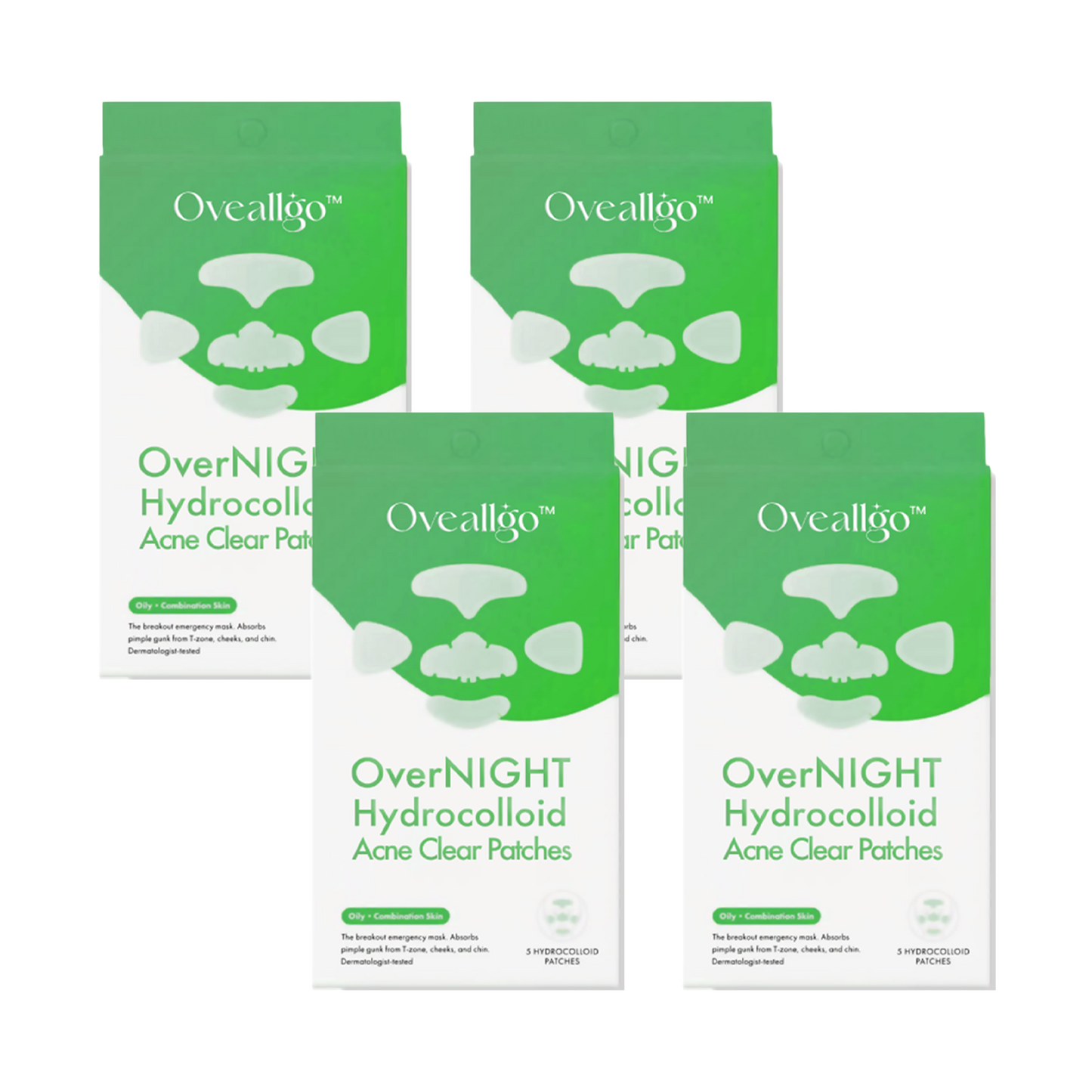 Oveallgo™ Overnight Hydrocolloid Acne Clear Patches