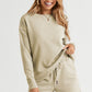 Long Sleeve Top and Drawstring Shorts Set