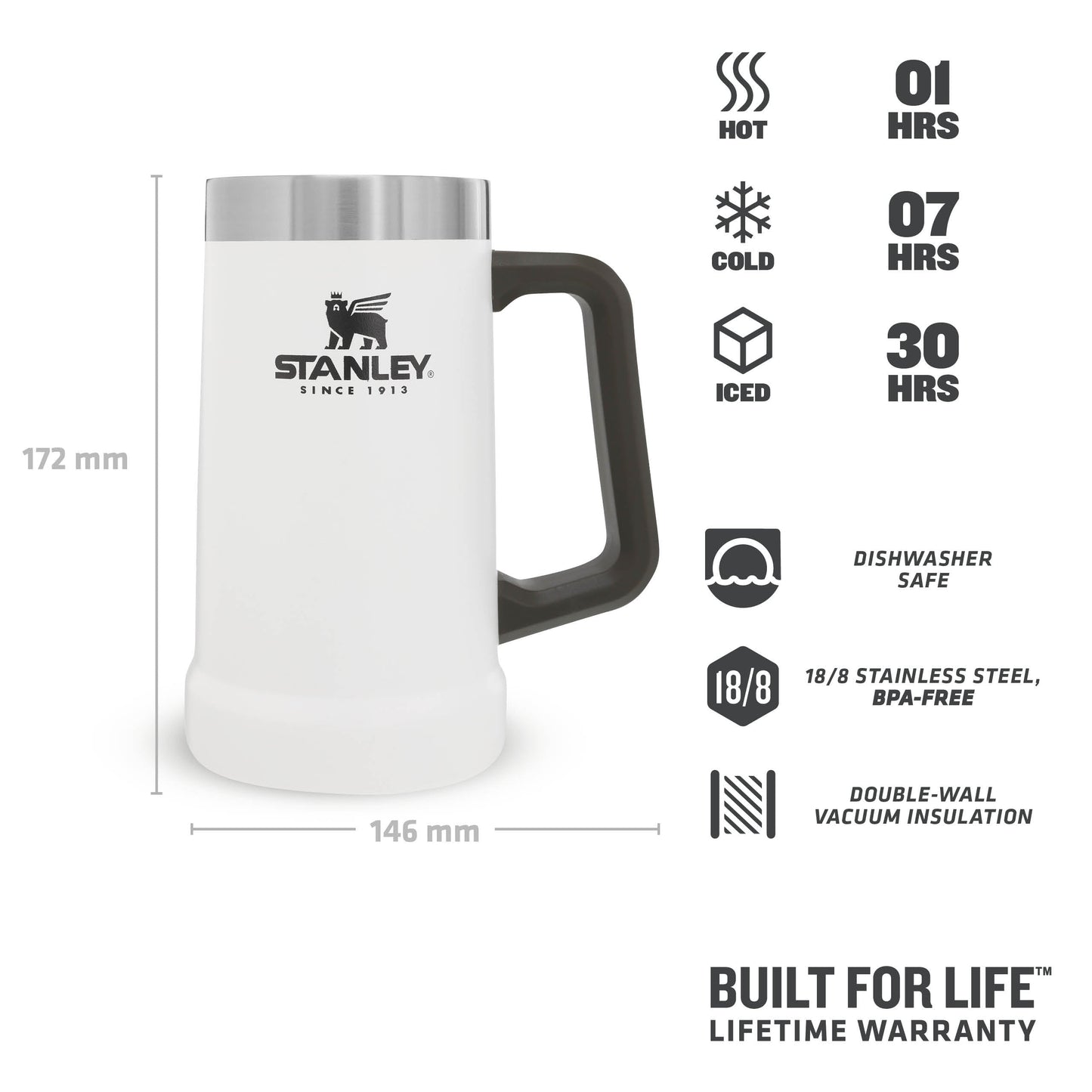 Stanley Adventure Big Grip Beer Stein | 0.70L