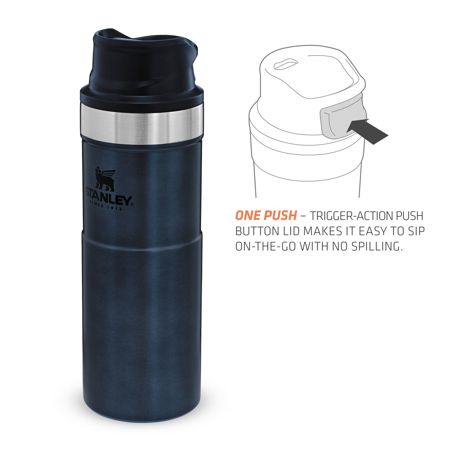 Stanley Classic Trigger-Action Travel Mug | 0.47L